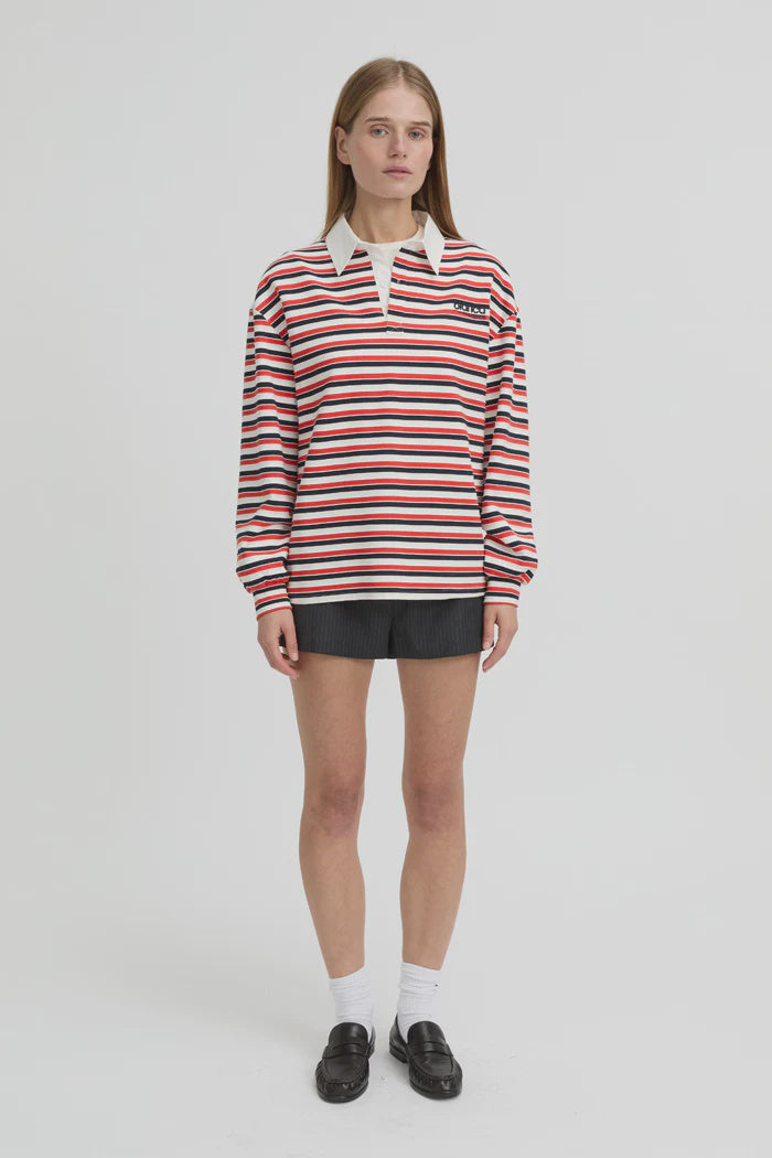 Ellie Polo Top - Red