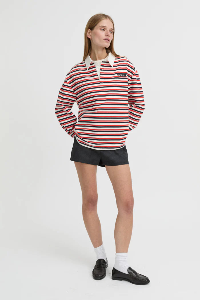 Ellie Polo Top - Red