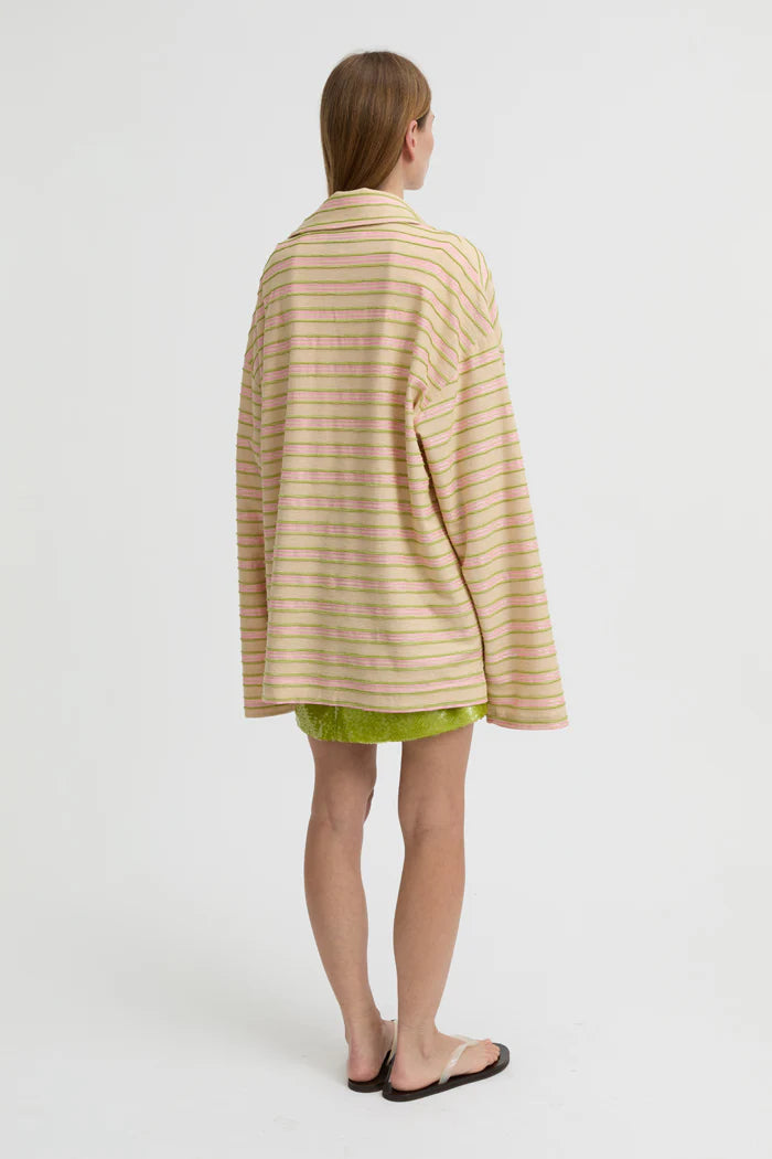 Wynn Polo Top - Beige