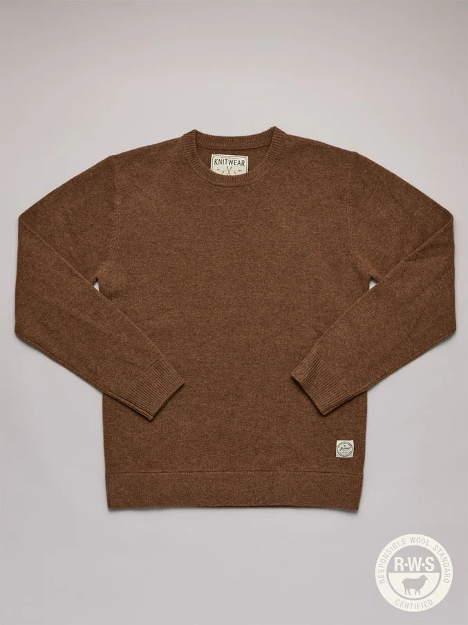 MERINO SEA CREW - TIMBER