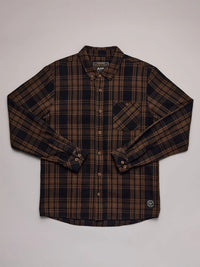 BOATYARD SHIRT - BROWN CHECK