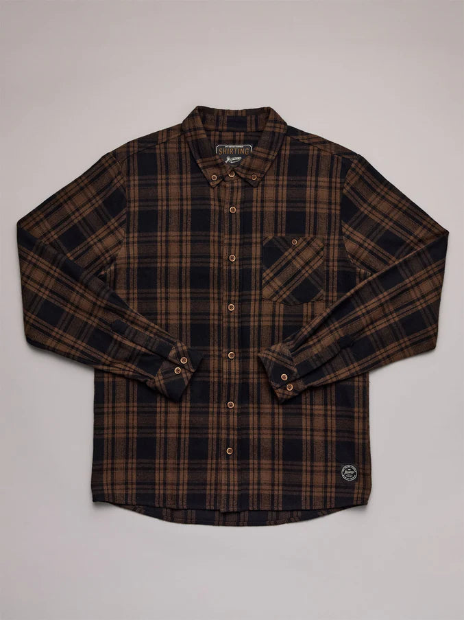 BOATYARD SHIRT - BROWN CHECK