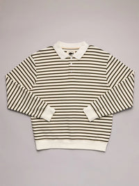 SEAWAY POLO - OFF WHITE STRIPE
