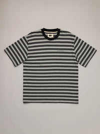 Script Tee Grey Mable Stripe