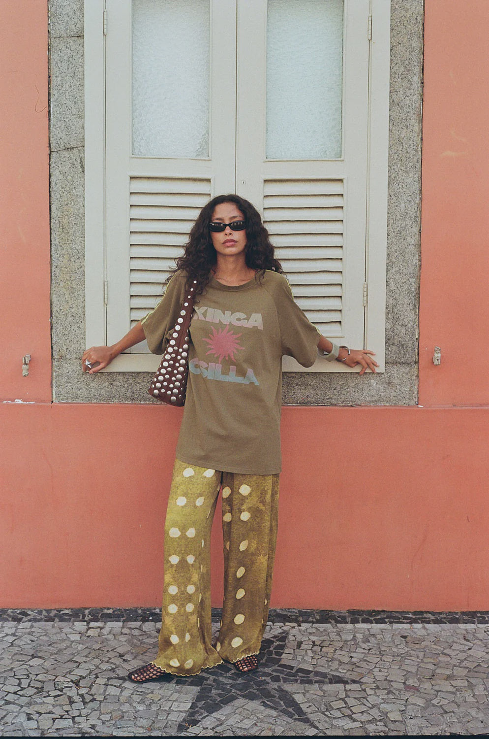 OLIVE SUNSET TEE