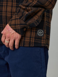 BOATYARD SHIRT - BROWN CHECK