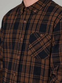 BOATYARD SHIRT - BROWN CHECK