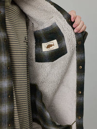 SEAPORT SHEARLING JACKET - ALPINE CHECK