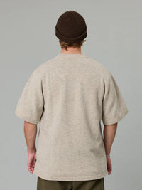 MERINO SEA TEE - GREY FEATHER