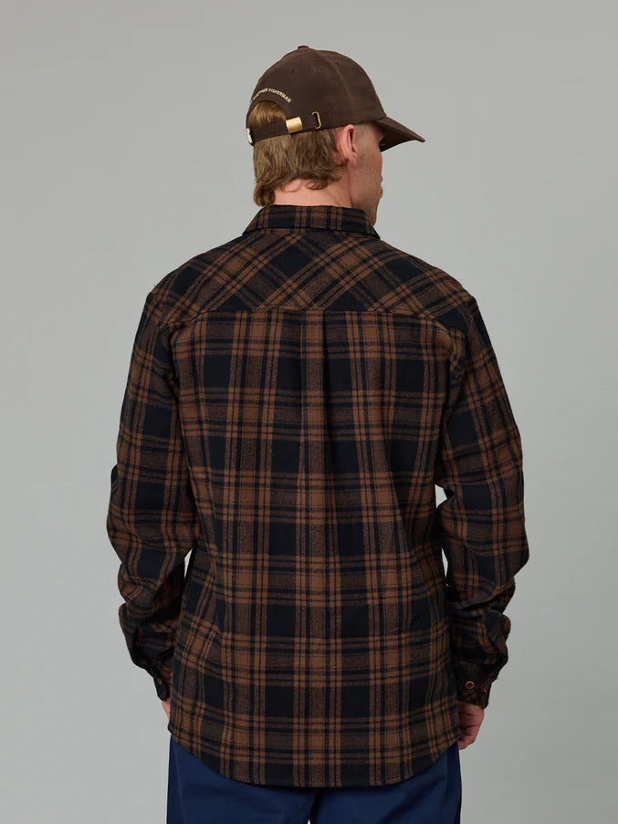 BOATYARD SHIRT - BROWN CHECK