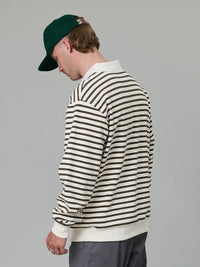 SEAWAY POLO - OFF WHITE STRIPE