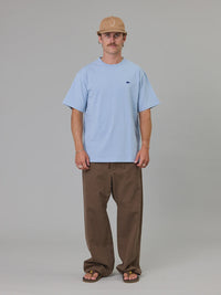Stamp Sea Tee Washed Blue