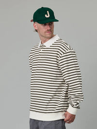 SEAWAY POLO - OFF WHITE STRIPE
