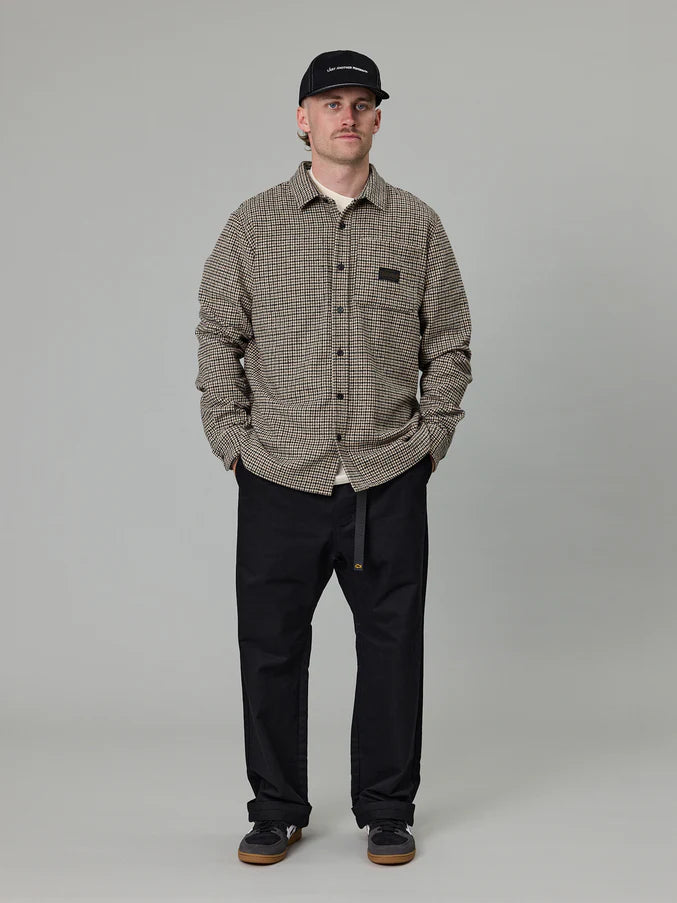 TOOTH OVER SHIRT - BROWN