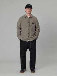 TOOTH OVER SHIRT - BROWN