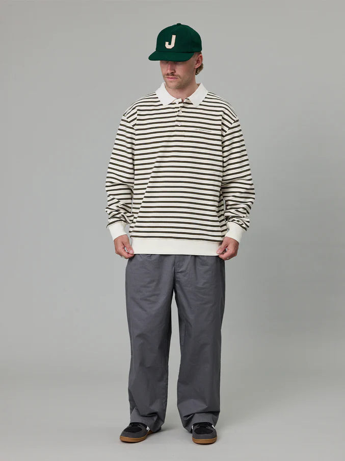 SEAWAY POLO - OFF WHITE STRIPE