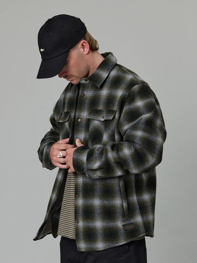 SEAPORT SHEARLING JACKET - ALPINE CHECK