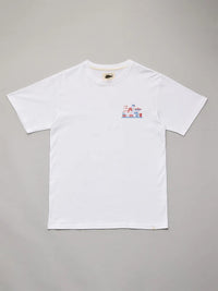 AZZA'S FISH n CHIPS SEA TEE - WHITE
