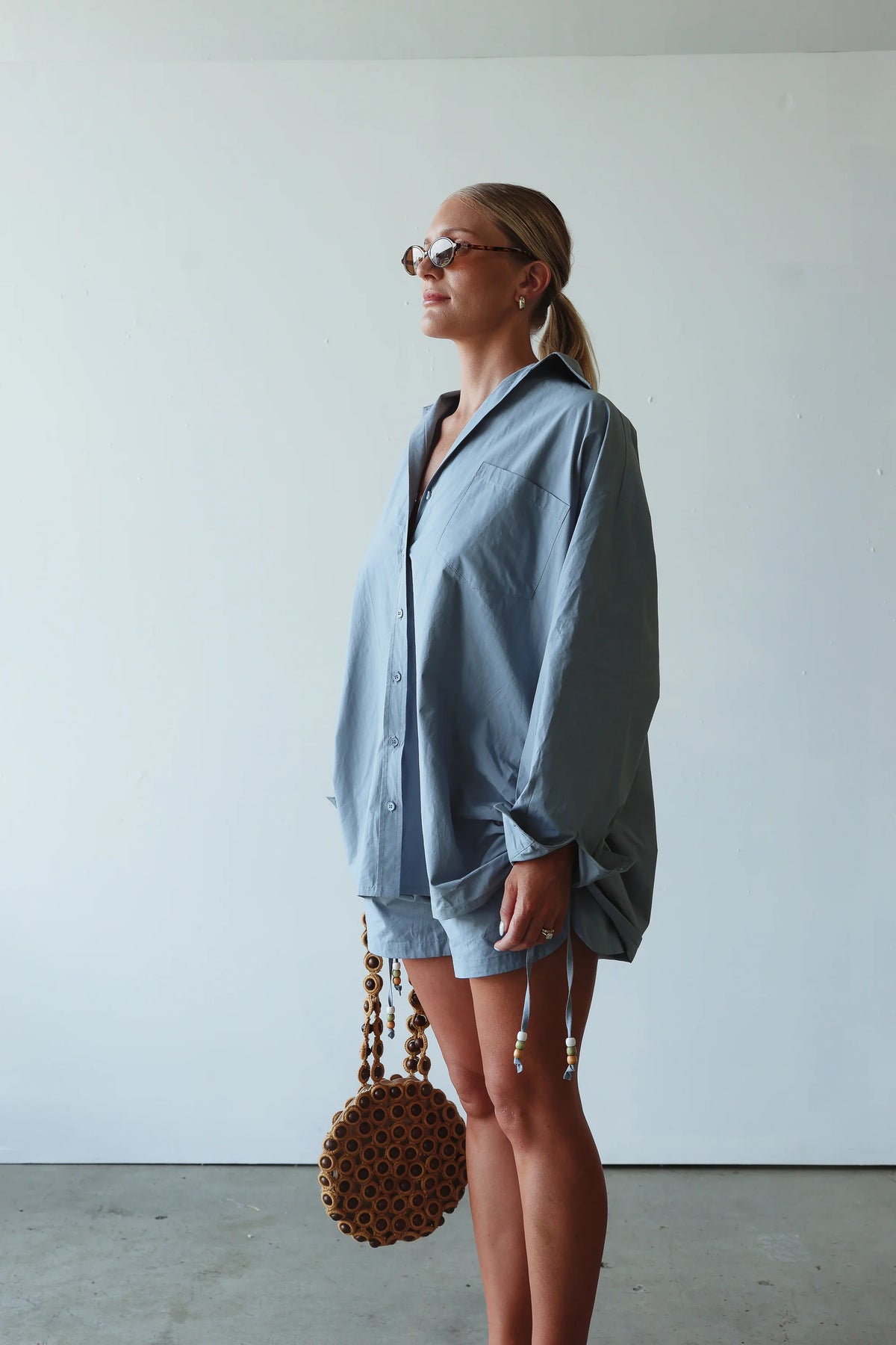 Celine Shirt - Cornflower