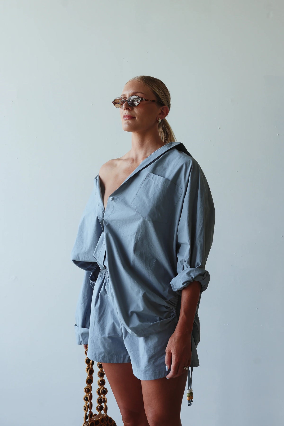 Celine Shirt - Cornflower