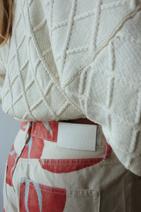 Baggy Mid Rise Jean - Tomato Print