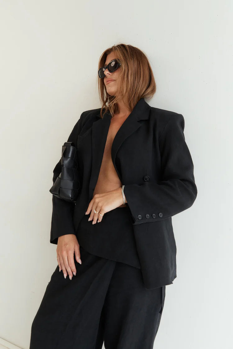 Foldover Pant - Black