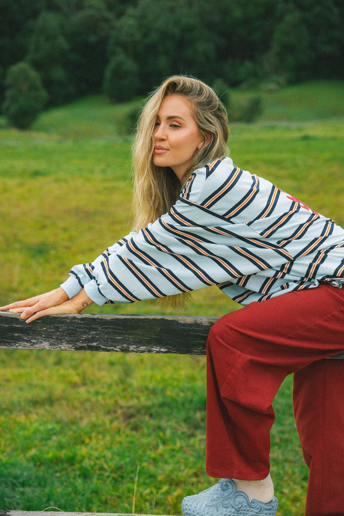 Nautical Long Sleeve Tee - Captains