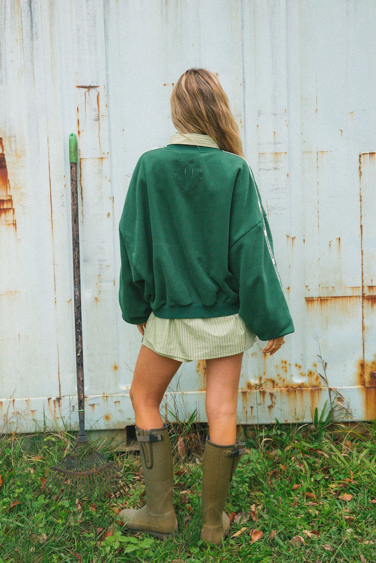 Cloud Racer Forest Sweater