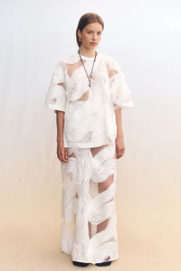 Delmare Skirt Ivory