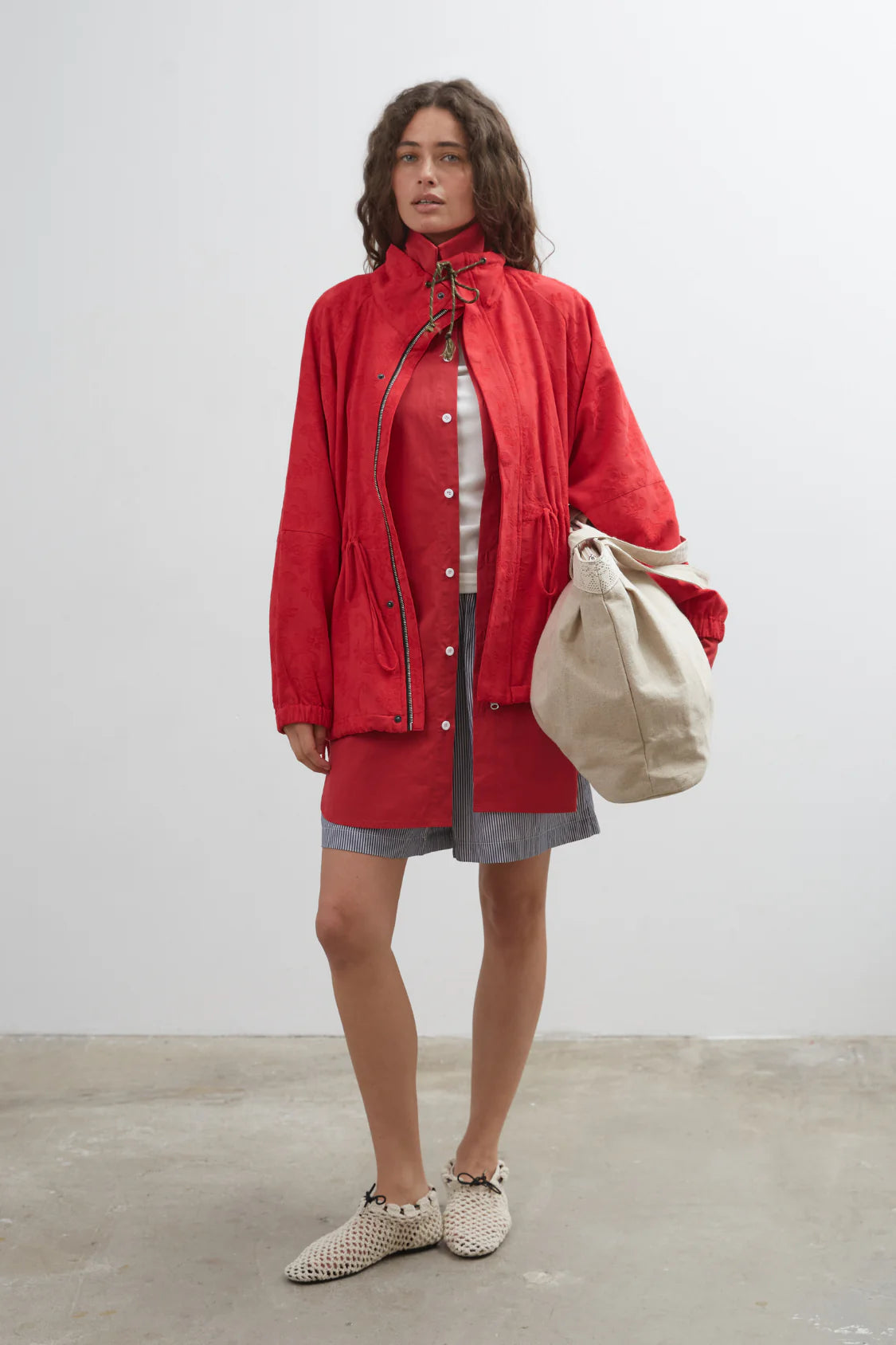 Wayfinder Pull In Jacket - Red