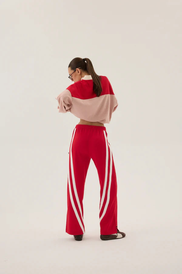 Trackside Pant - Poppy Red