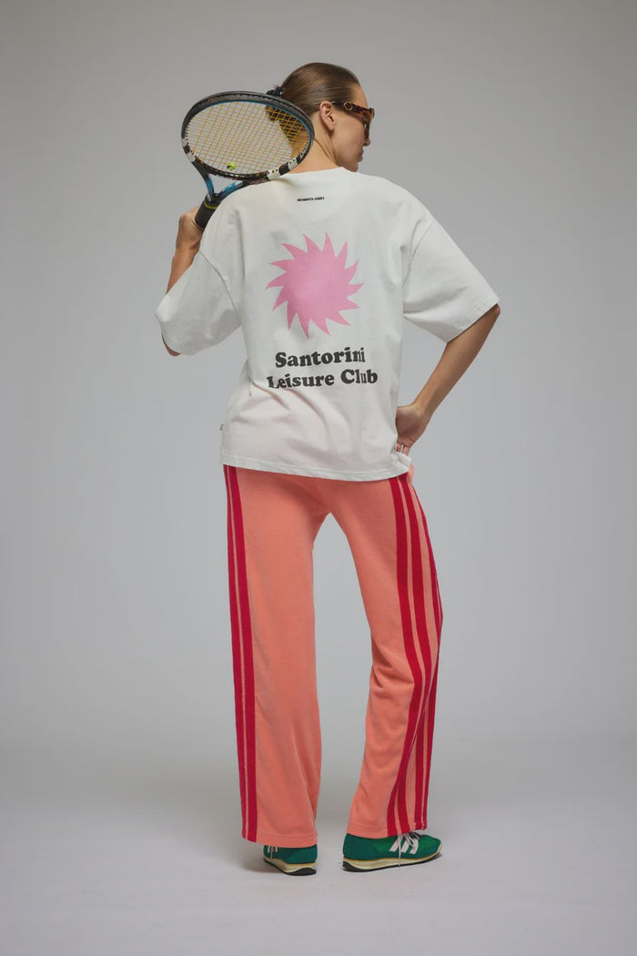 Santorini Oversized Tee - Warm White
