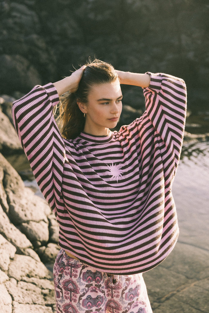 CANTO STRIPED KNIT JUMPER