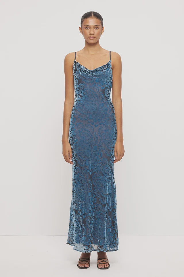 Viola Slip Dress - Moonlight Blue