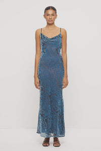 Viola Slip Dress - Moonlight Blue