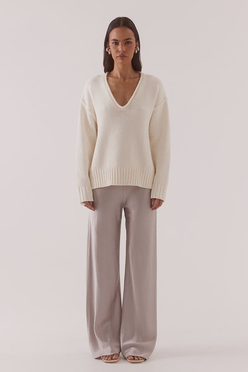 Blake Bias Pant Silver