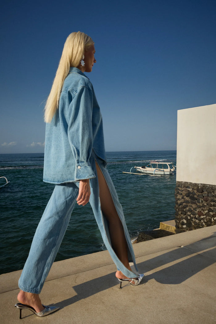 Zip Jeans - Blue Denim