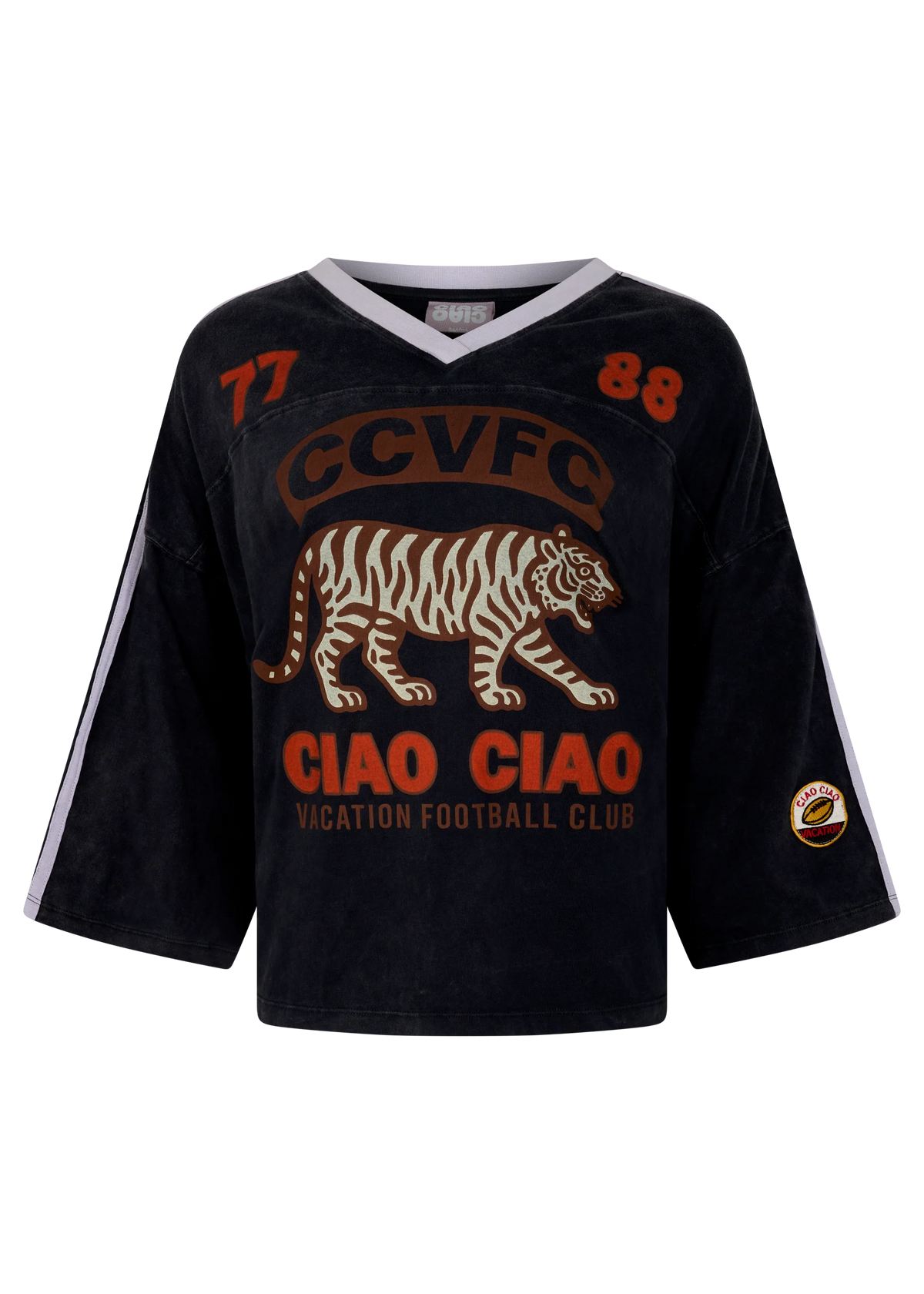 TIGER FOOTBALL CLUB CROP SPORT TEE