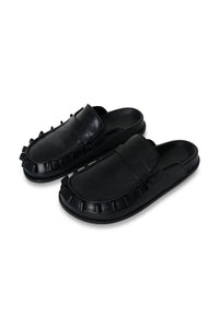 Malibu Frilly Mule Black