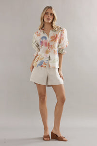 SOHO BLOUSE - TEA PARTY FLORAL