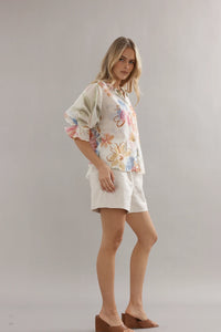 SOHO BLOUSE - TEA PARTY FLORAL