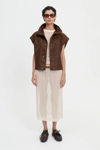 Virgo Vest - Brown