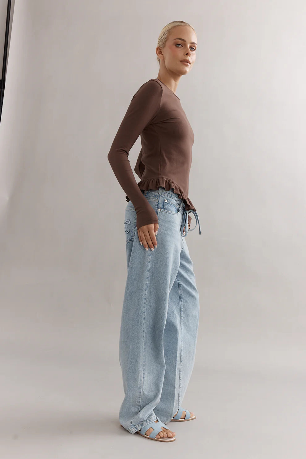 TUTU LONG SLEEVE - ESPRESSO