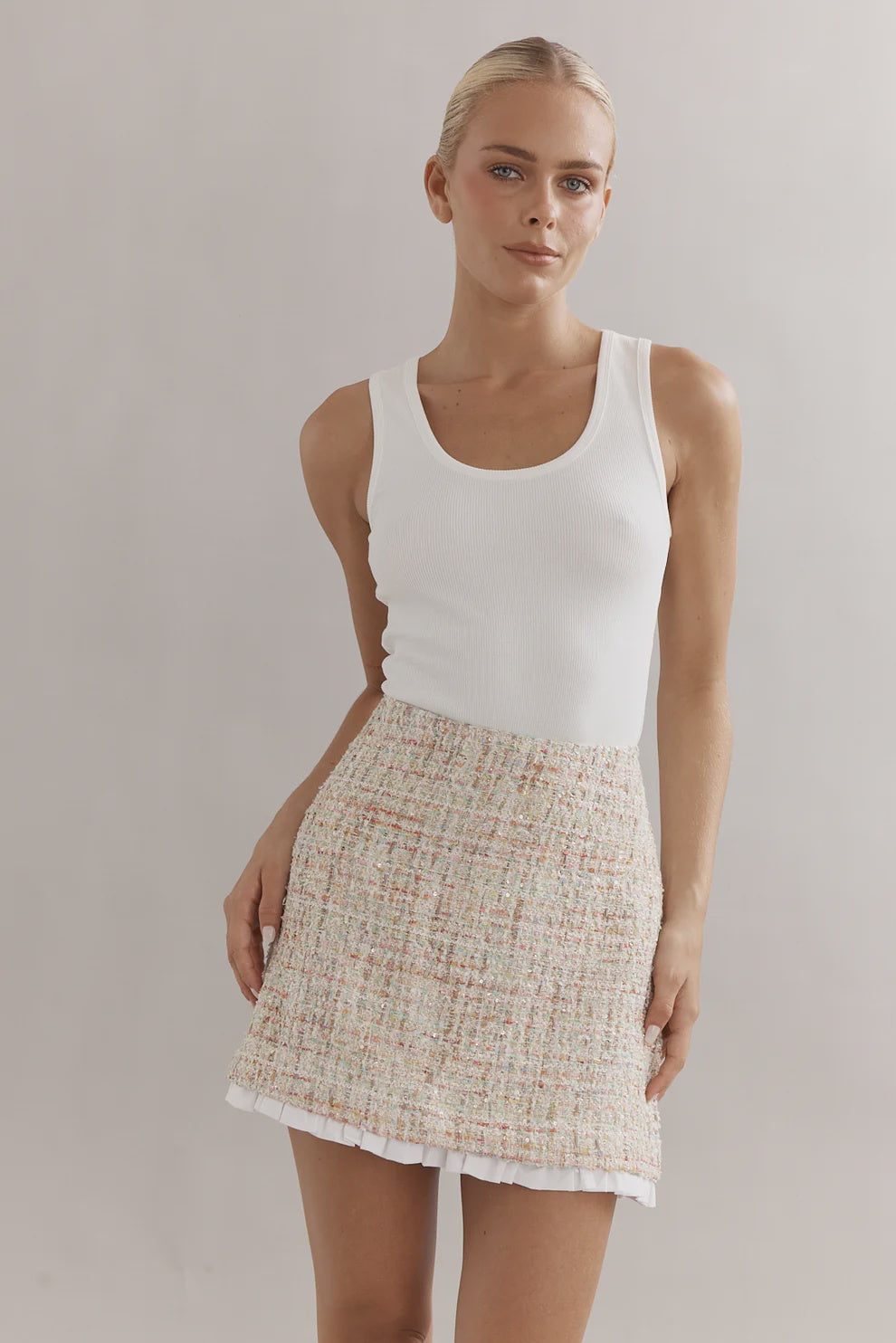 FRILLY BIRDY SKIRT - BIRTHDAY SPRINKLE