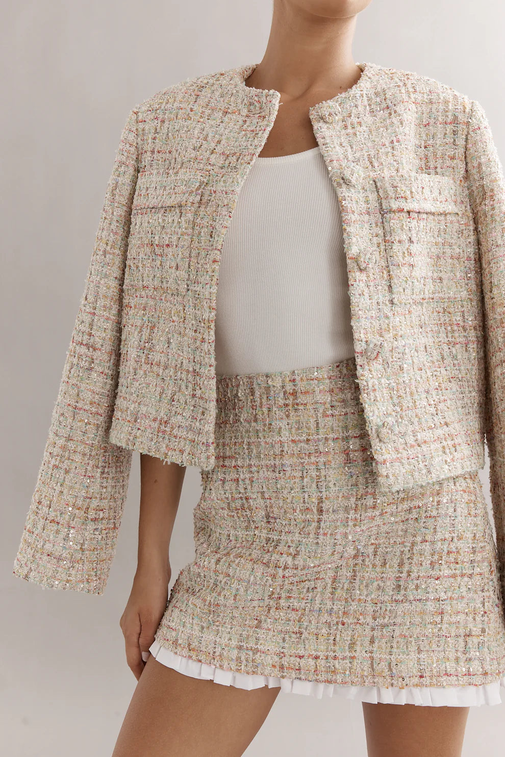 FRILLY BIRDY SKIRT - BIRTHDAY SPRINKLE