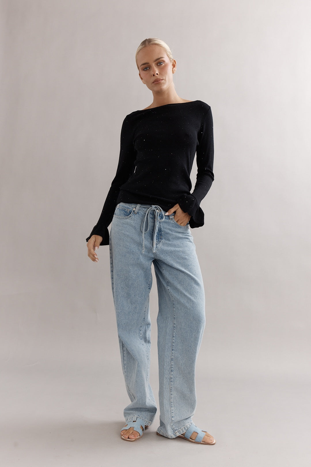 ESME MERINO - BLACK SPARKLE