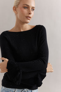 ESME MERINO - BLACK SPARKLE