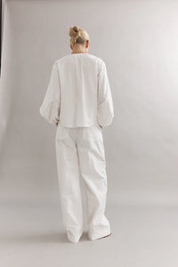 DREW BLOUSE - WHITE