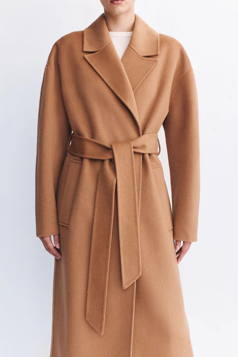 Ivy Wool Coat Camel - Camel
