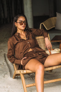 AJJA Pocket Shirt - Mocha